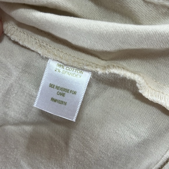 Garnet Hill Stretch Denim Crop Jacket, Size 10 - Picture 6 of 8